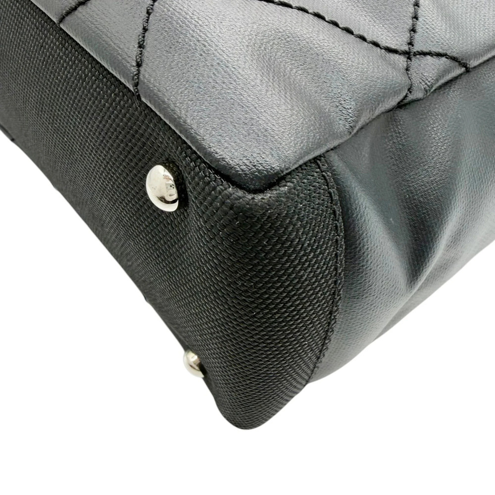 CHANEL Black Leather Tote Bag - Picture 9 of 16